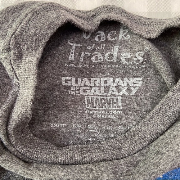 ROCKET Marvel Gardians of the Galaxy grey t-shirt round neck medium - Picture 4 of 9